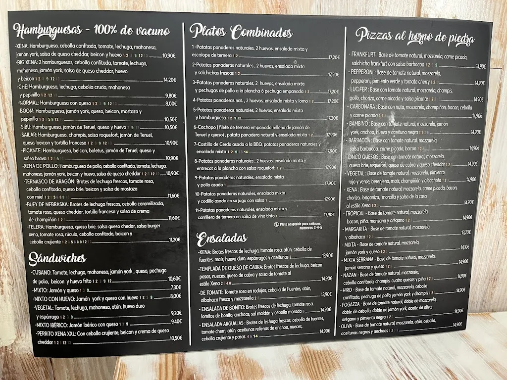 Menu_Pizzeria Xena | Panticosa_Panticosa_image_2