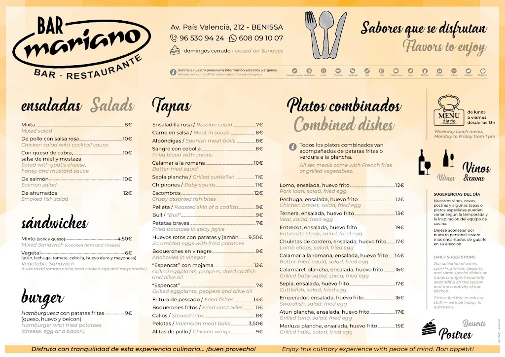Menu_Bar Mariano_Benissa_image_1