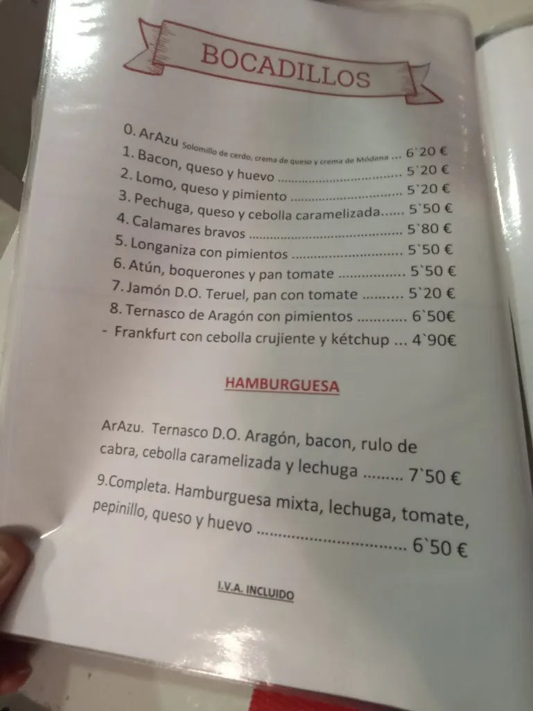 Menu_Brasería ArAzu_Puebla de Alfindén_image_2
