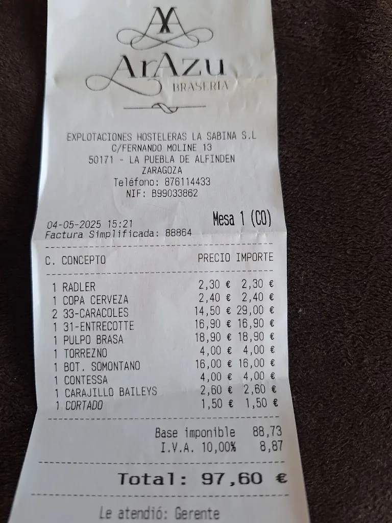 Carles Font_Brasería ArAzu_Puebla de Alfindén_review