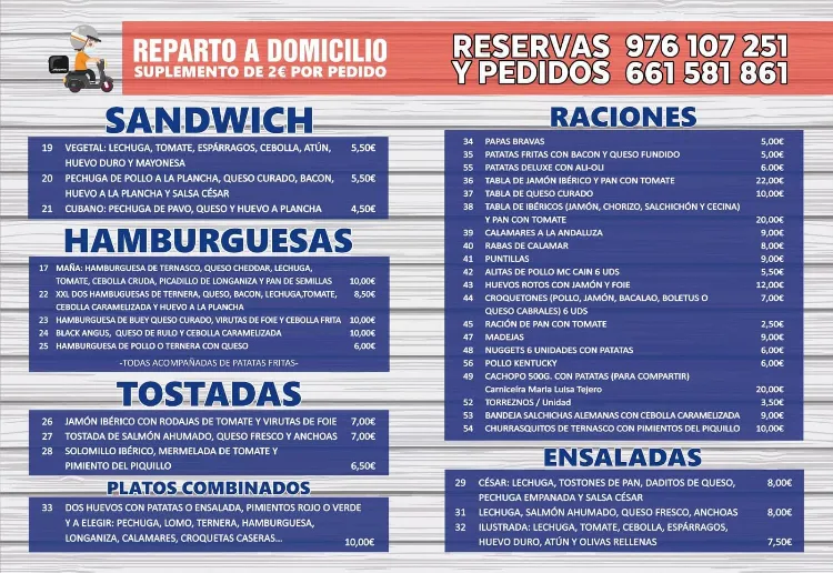 Menu_Bar La Marquesina Zona de ocio Infantil_Puebla de Alfindén_image_4