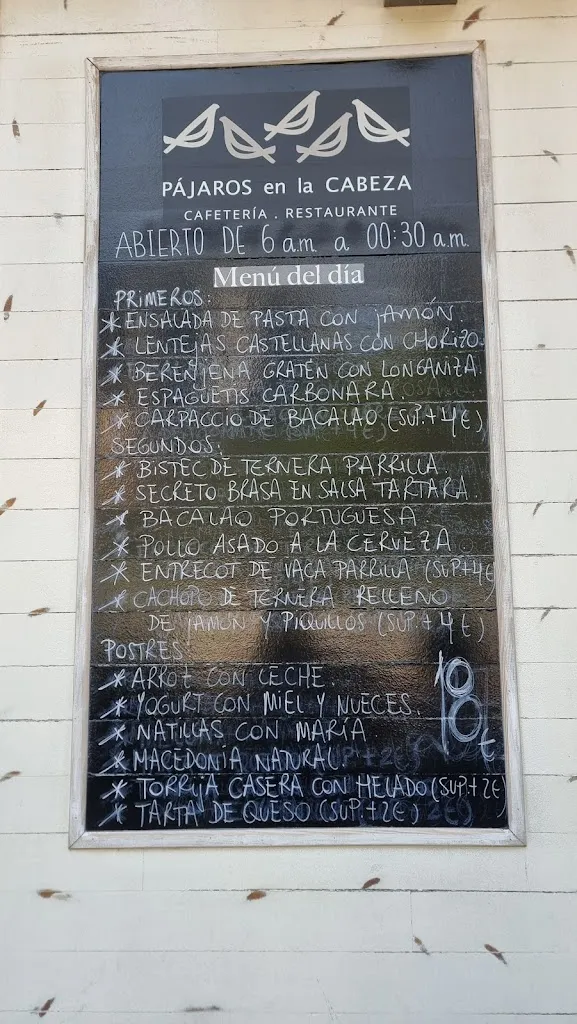 Menu_Restaurante PÁJAROS EN LA CABEZA_Oliver-Valdefierro_immagine_1