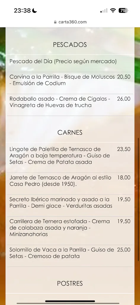 Menu_Restaurante Casa Pedro - Gastrobar_Oliver-Valdefierro_image_3