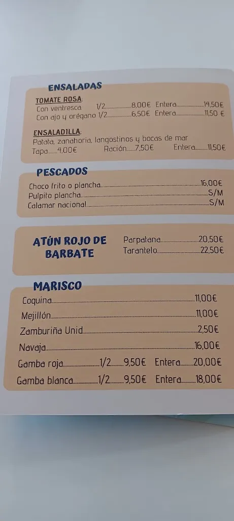 Menu_Restaurante Los Bartolos del Sur_Montecanal_image_1