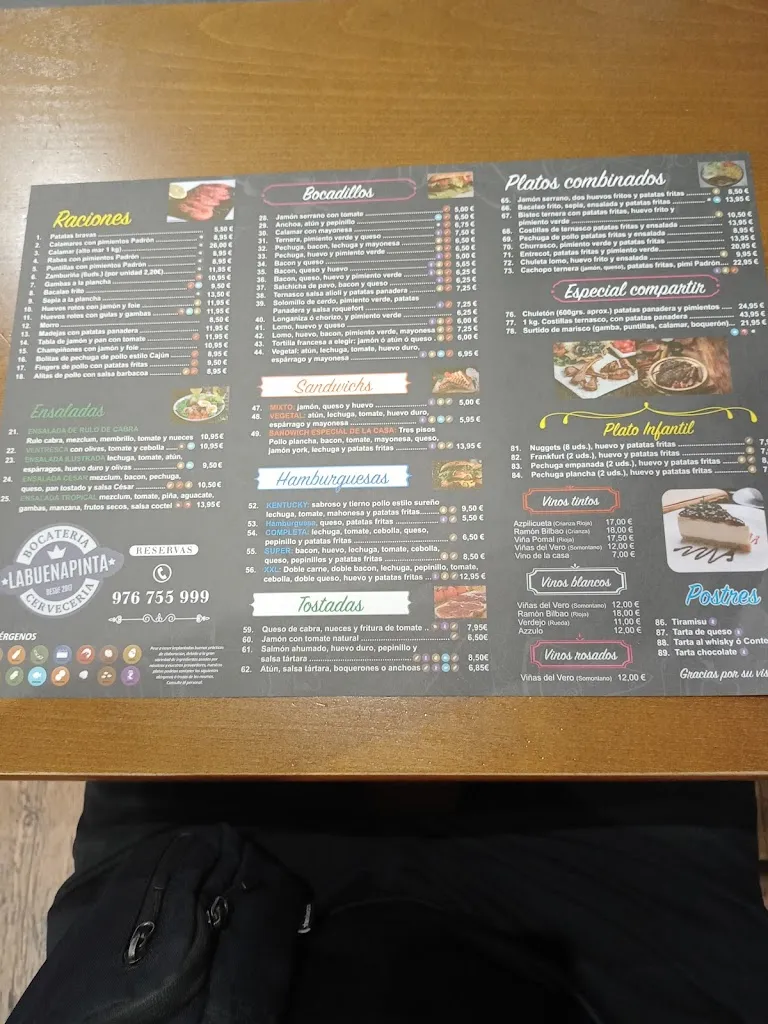 Menu_La Buena Pinta Restaurante_Montecanal_immagine_1