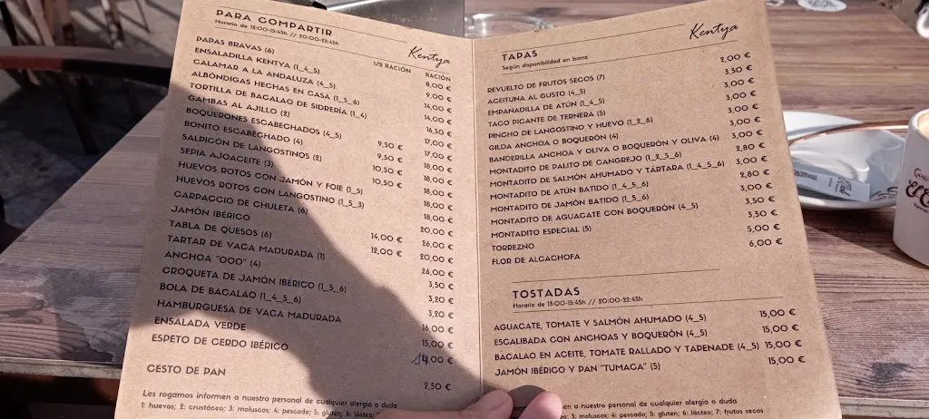 Menu_Kentya Restaurante_Montecanal_image_1