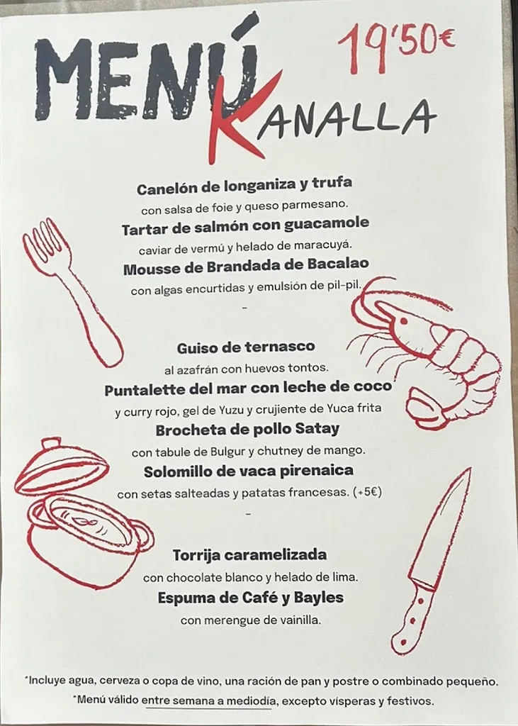 Menu_Kanalla Gastro-Taberna_Provincia de Zaragoza_image_2