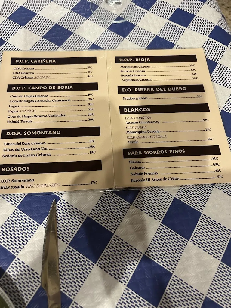 Menu_Restaurante El Fuelle_Provincia de Zaragoza_image_2