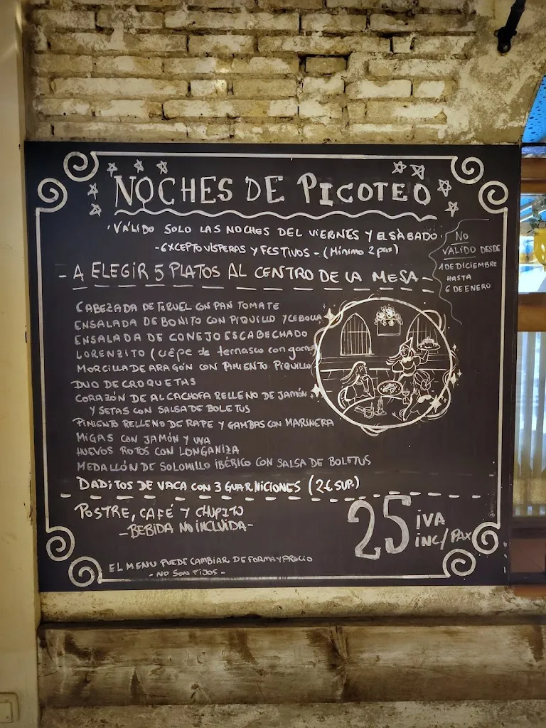 Menu_Restaurante La Rinconada de Lorenzo | Zaragoza_Provincia de Zaragoza_immagine_3