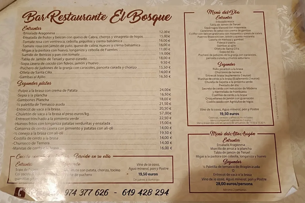 Menu_Restaurante El Bosque_Santa Cilia_image_1