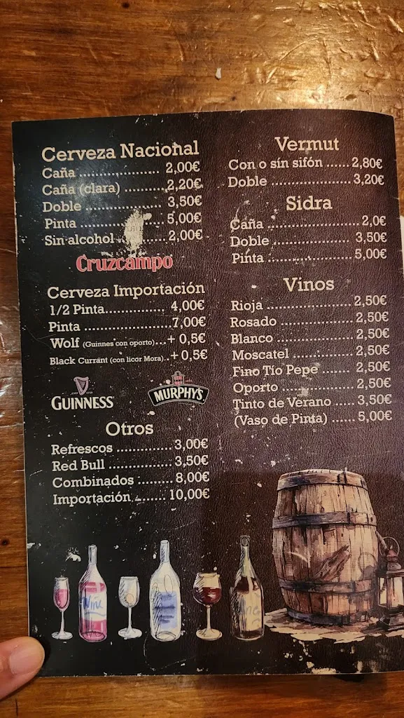 Menu_Taberna de Angel Sierra_Seira_immagine_1