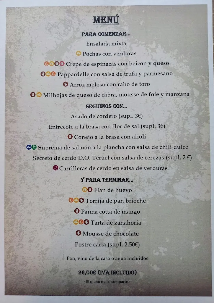 Menu_Restaurante - Asador Casa Jaimico Sallent de Gallego_Sallent de Gállego_image_1