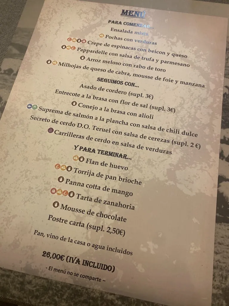 Menu_Restaurante - Asador Casa Jaimico Sallent de Gallego_Sallent de Gállego_image_3