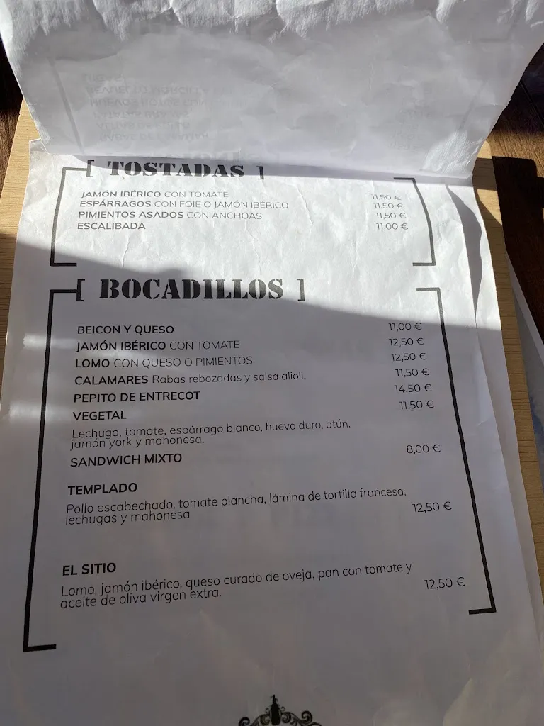 Menu_El Sitio_Sallent de Gállego_image_3