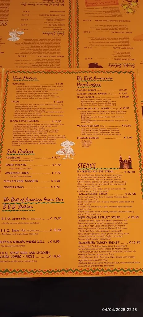 Menu_The Yellow Rose of Texas_Benijofar_image_3