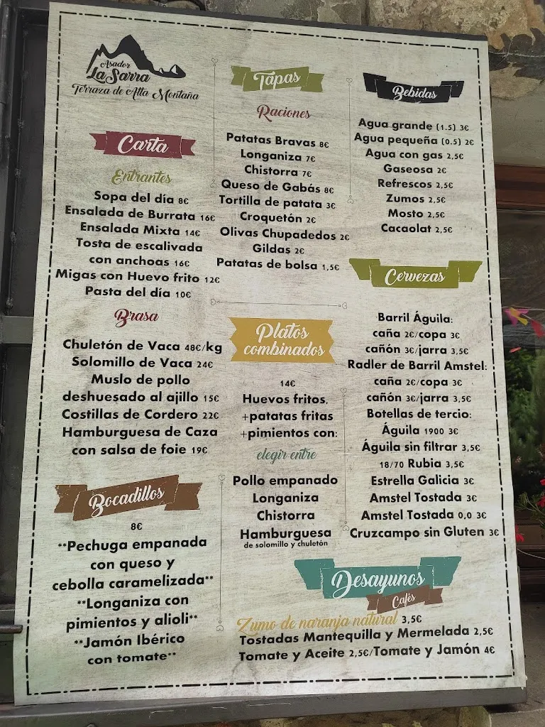 Menu_Asador La Sarra_Sallent de Gállego_image_4