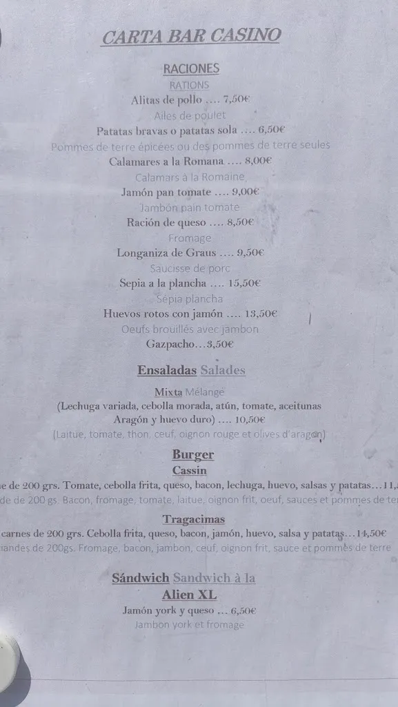 Menu_BAR CASINO Sallent de Gállego_Sallent de Gállego_image_3