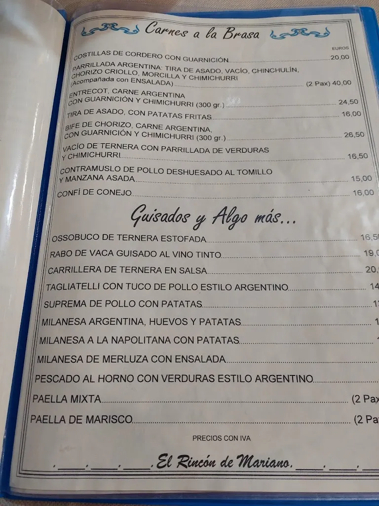 Menu_Restaurante El Rincón De Mariano_Sallent de Gállego_image_1