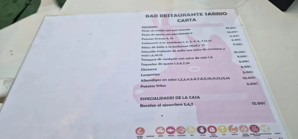 Menu_Restaurante Sarrio_Sallent de Gállego_image_1