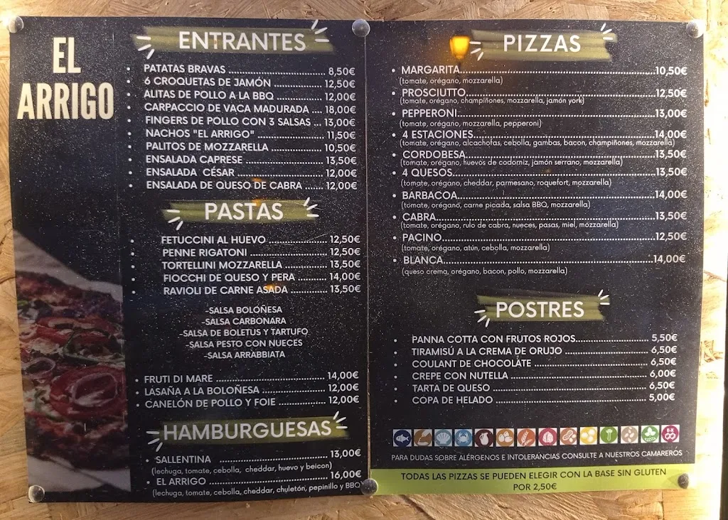 Menu_Pizzeria El Arrigo_Sallent de Gállego_image_3