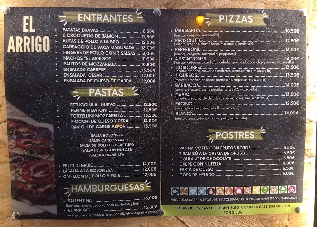Menu_Pizzeria El Arrigo_Sallent de Gállego_image_4