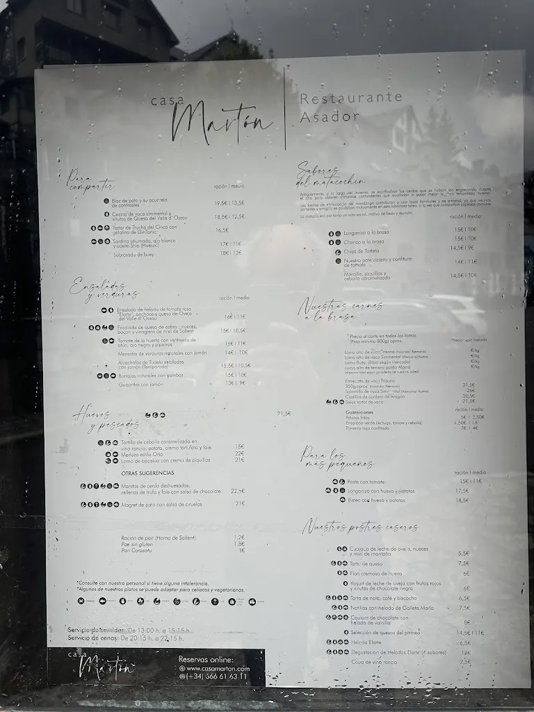Menu_Asador Casa Marton_Sallent de Gállego_immagine_1