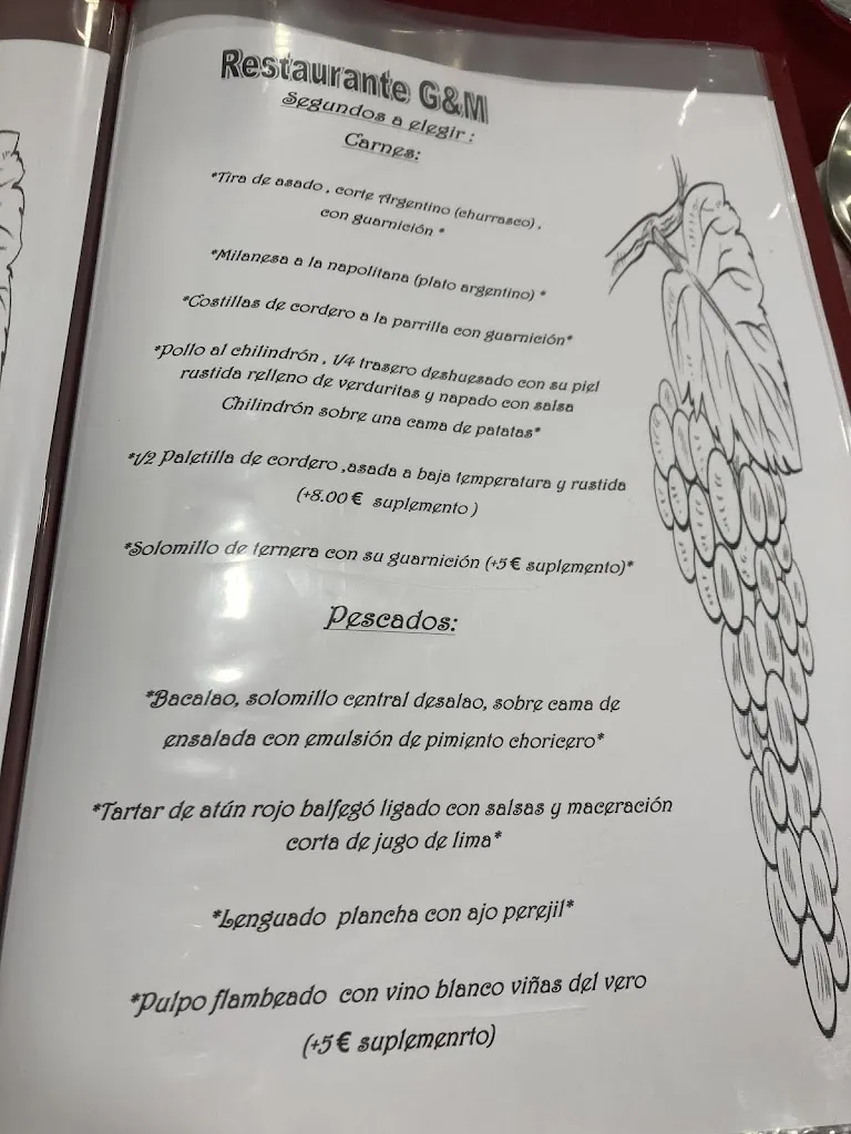 Menü_Restaurante G&M_Siétamo_Bild_1