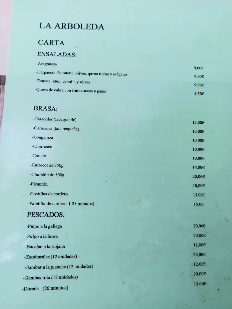 Menu_Restaurante la Arboleda_Siétamo_immagine_3