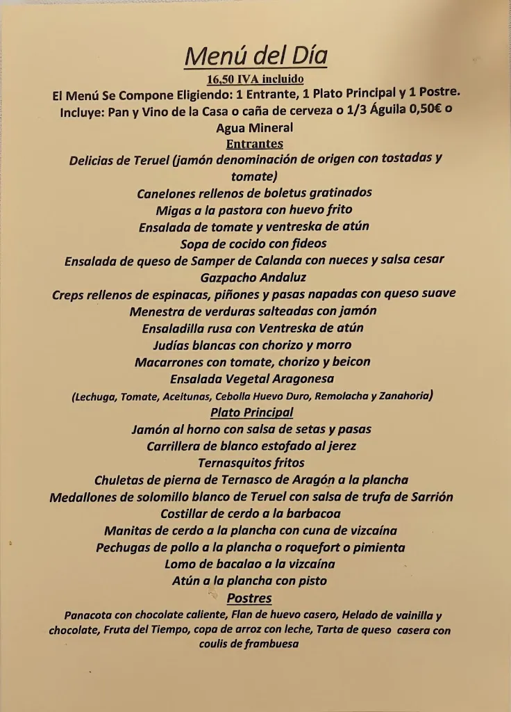 Menu_Mesón Óvalo_Provincia de Teruel_image_2
