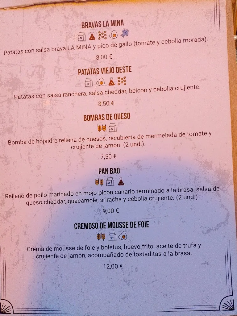 Menu_La mina Gastro bar_Provincia de Teruel_immagine_4