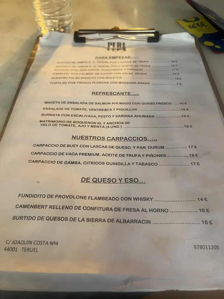 Menu_Pura Cepa Vermú_Provincia de Teruel_image_2