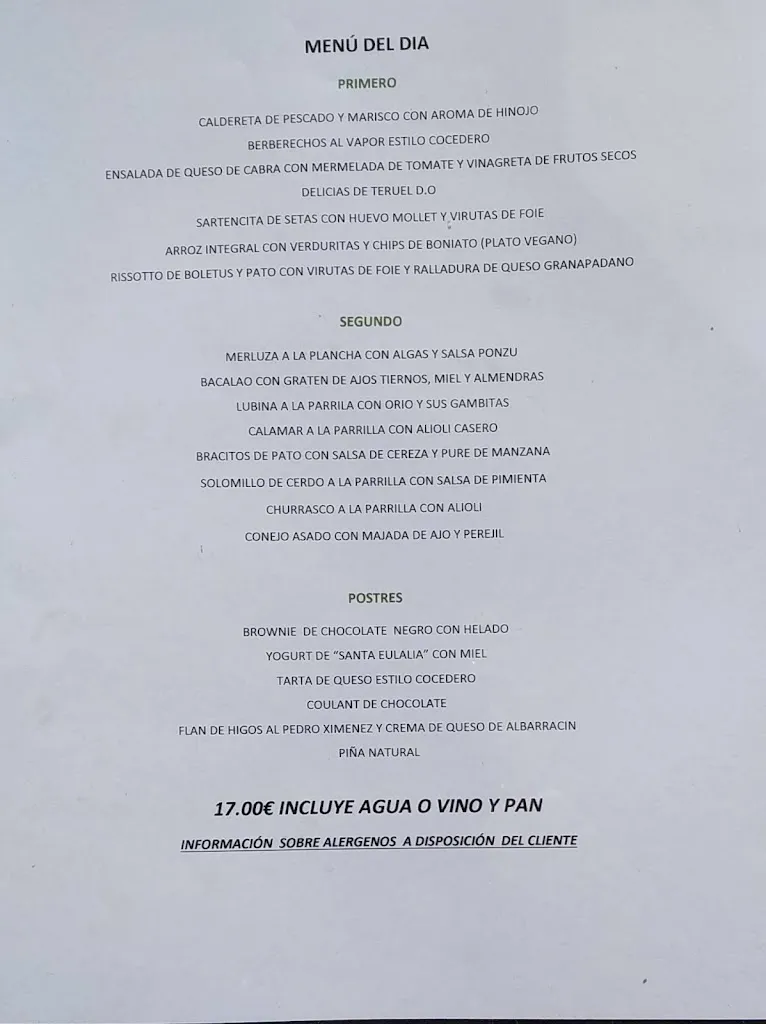 Menu_Restaurante El Cocedero_Provincia de Teruel_image_2