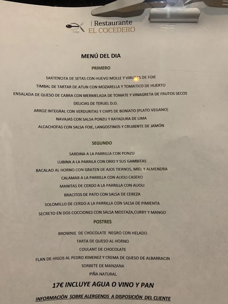 Menu_Restaurante El Cocedero_Provincia de Teruel_image_3