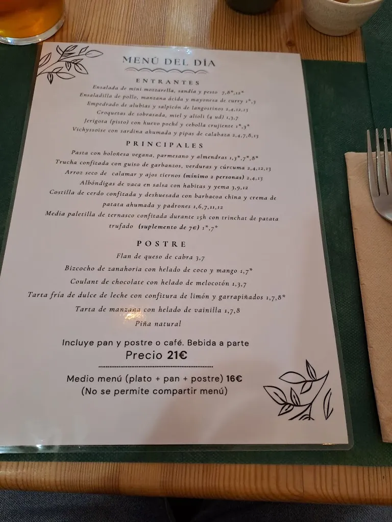 Menu_La Peculiar Restaurante_Provincia de Teruel_immagine_1