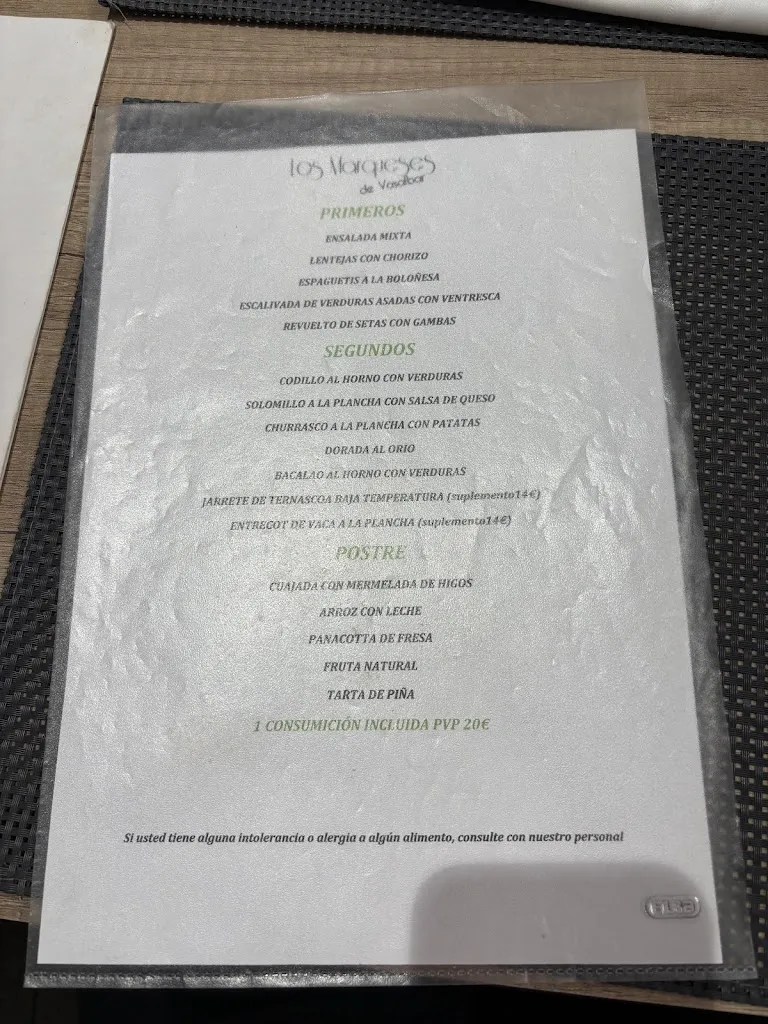 Menu_Restaurante Los Marqueses de Vasalbar_Provincia de Teruel_image_2