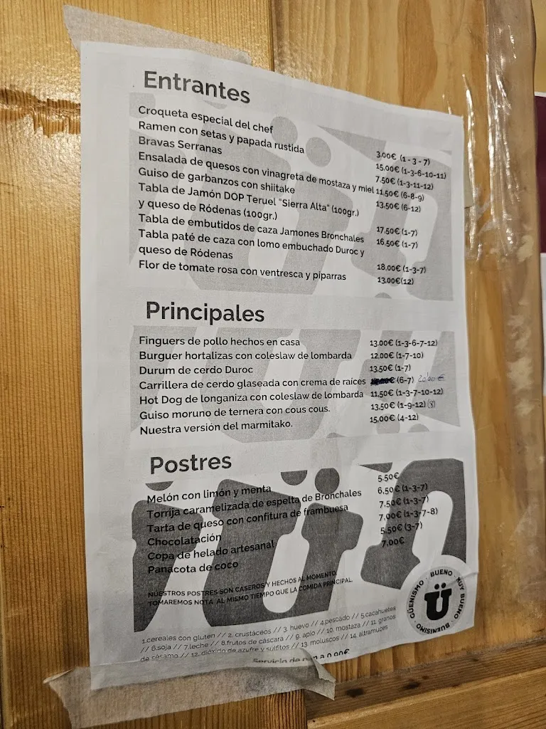 Menu_Restaurante Señorío de Albarracín_Provincia de Teruel_image_1