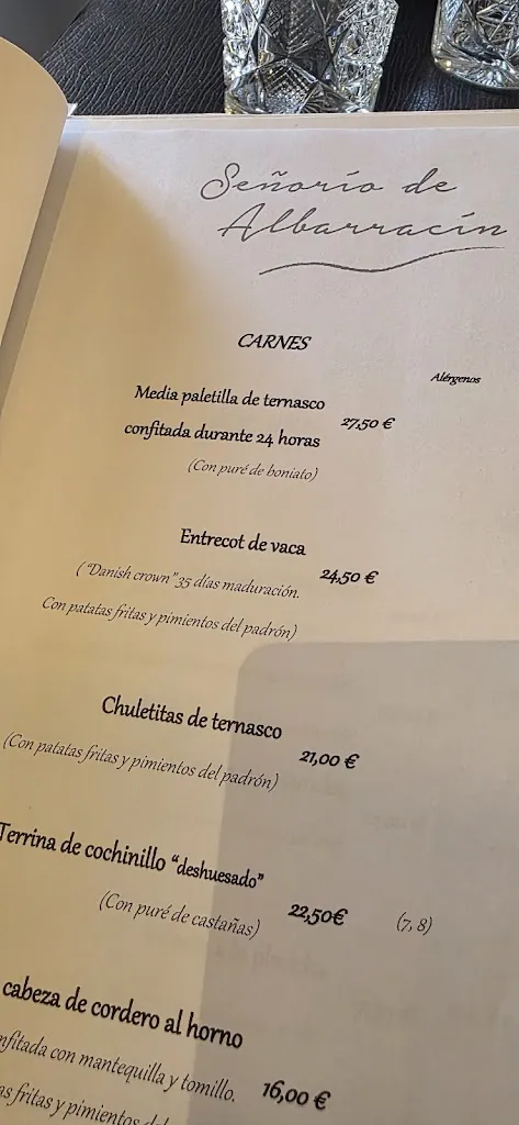 Menu_Restaurante Señorío de Albarracín_Provincia de Teruel_image_4