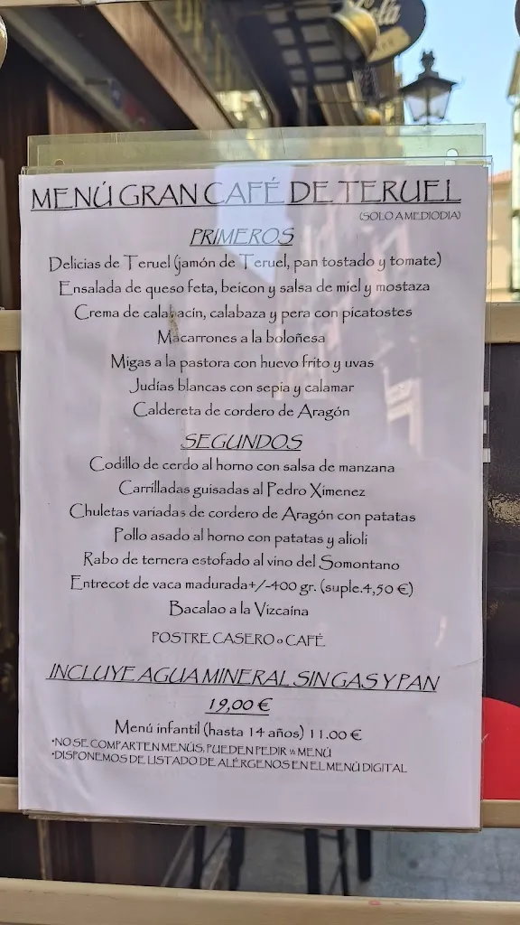Menu_Gran Café de Teruel_Provincia de Teruel_image_2