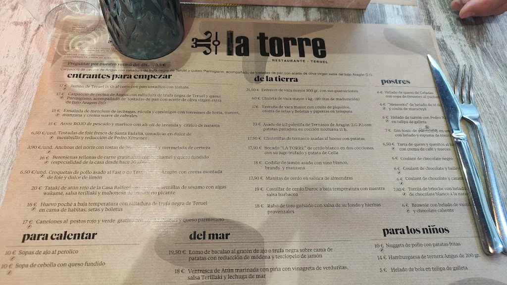 Menu_Restaurante La Torre_Provincia de Teruel_image_3