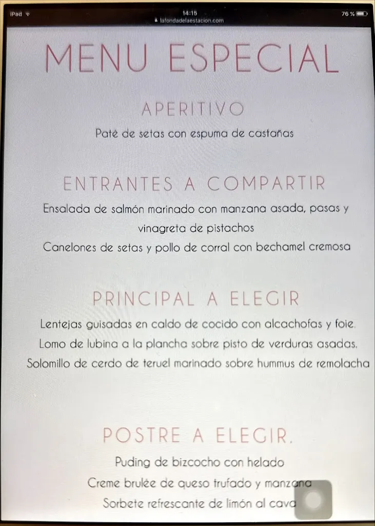 Menu_La Fondica_Provincia de Teruel_image_1