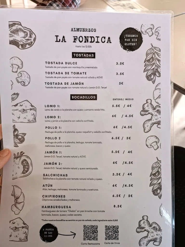 Menu_La Fondica_Provincia de Teruel_image_4