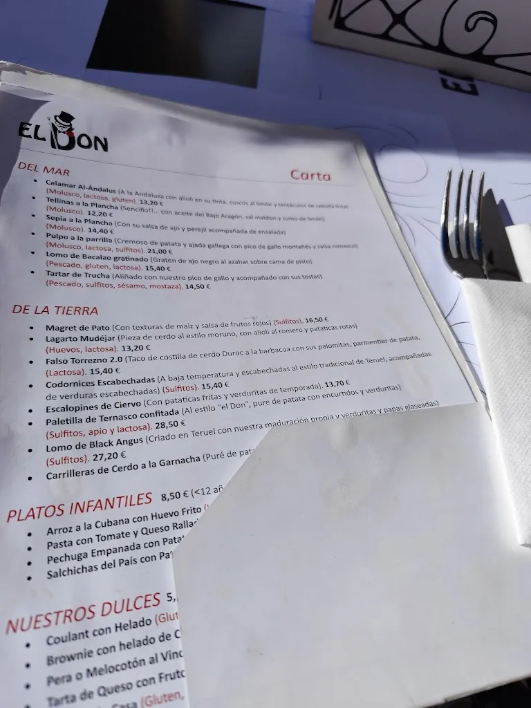 Menu_Restaurante El Don_Provincia de Teruel_image_3