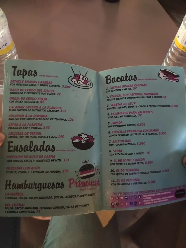 Menu_Las Mañicas_Provincia de Teruel_image_3