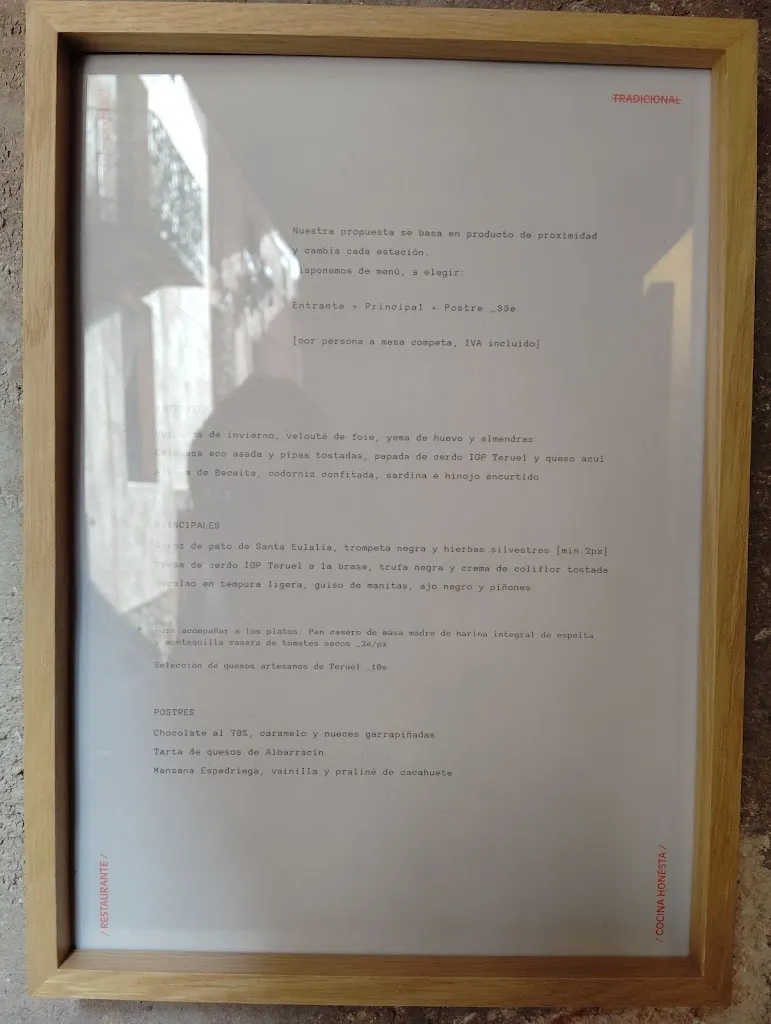 Menu_El Portal Albarracín_Provincia de Teruel_image_2