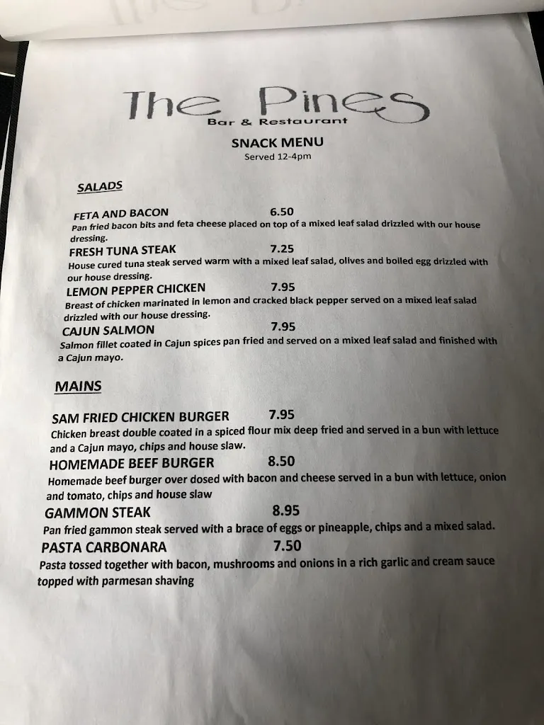 Menu_Restaurante The Pines_Benijofar_image_1