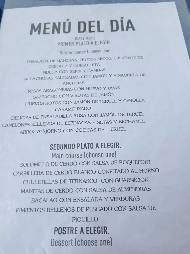 Menu_Restaurante El Mirador_Provincia de Teruel_image_3