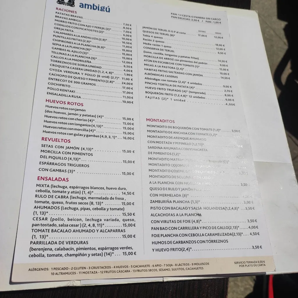 Menu_Restaurante Ambigú_Provincia de Teruel_image_1