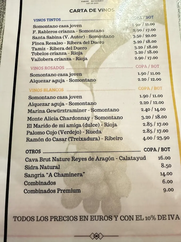 Menu_Restaurante A Chaminera_Sabiñánigo_image_1