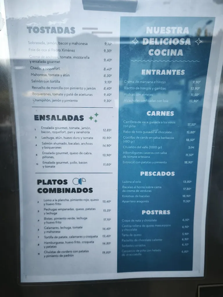 Menü_Bar Restaurante El Paréntesis_Sabiñánigo_Bild_4