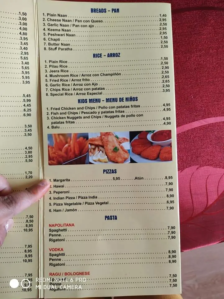 Menu_Victoria Palace benimar Benijófar_Benijofar_image_4